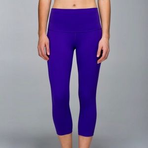 Lululemon Wunder Under Crop (Roll Down)